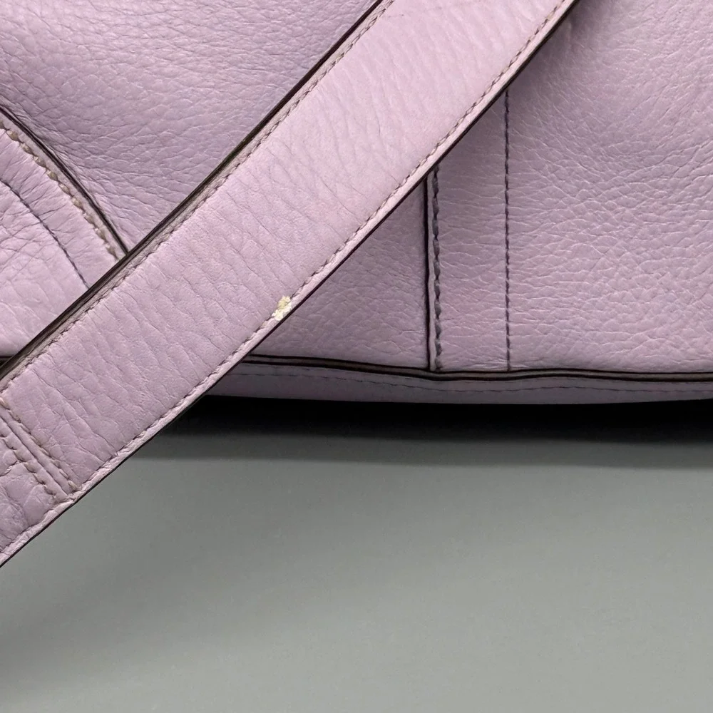 Vintage Y2K‎ Coach Madison F12321 Lavender Leather Shoulder Bag Hobo Purple